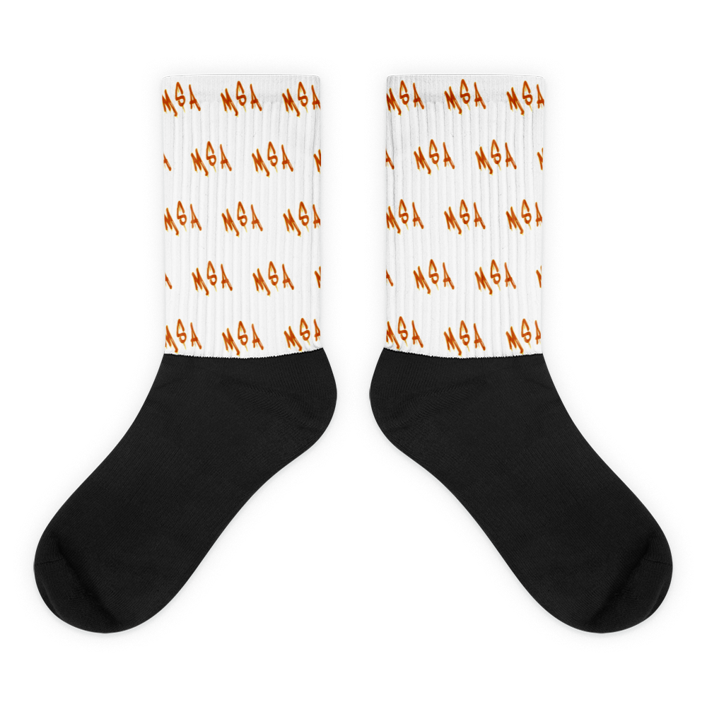 MSA Drip Letters Design- Miami Skate Academy Socks