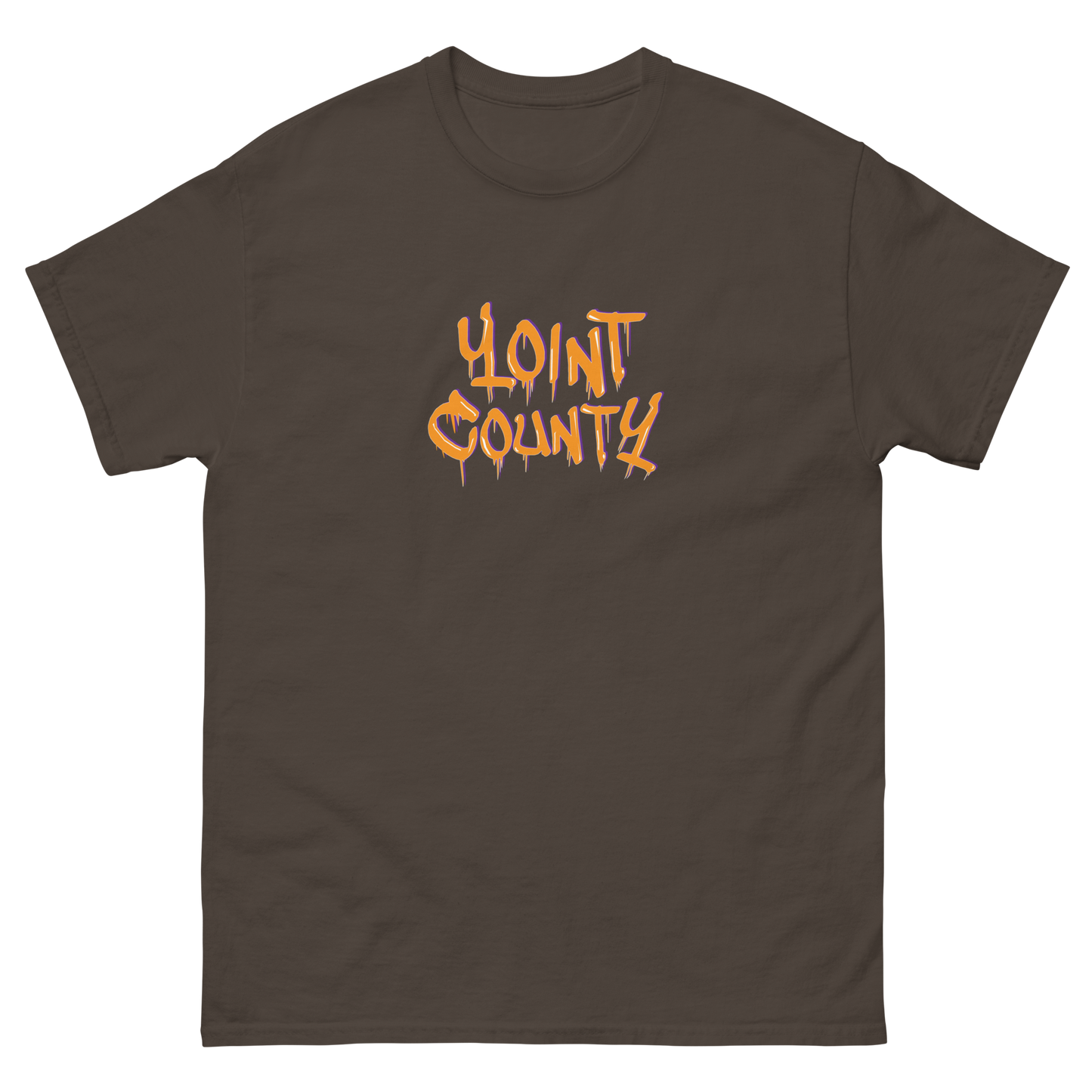 Yoint County Drippy Letter Logo T Shirt