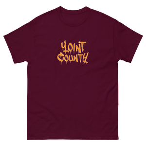 Yoint County Drippy Letter Logo T Shirt